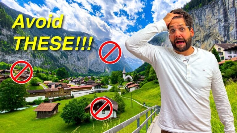 10 Tourist Mistakes to Avoid in Switzerland 🇨🇭 | A Local's Insider Guide!