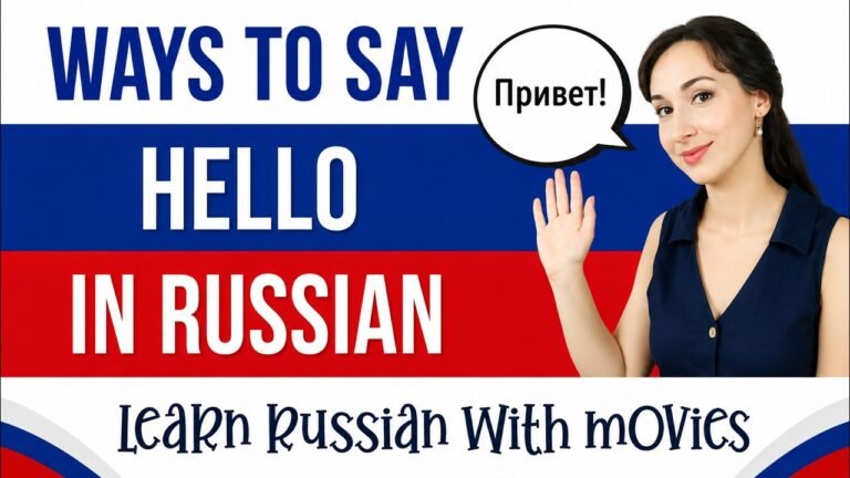 Stop Saying "Privet" in Russian (Say This Instead)