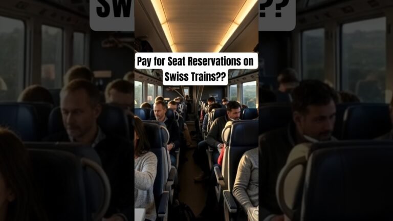 Swiss Train Mistake: Don’t Pay for Seat Reservations 🚨 #swisstravelpass
