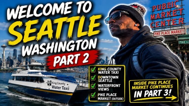 Welcome to Seattle, Washington! 🇺🇸Part 2 – The Waterfront