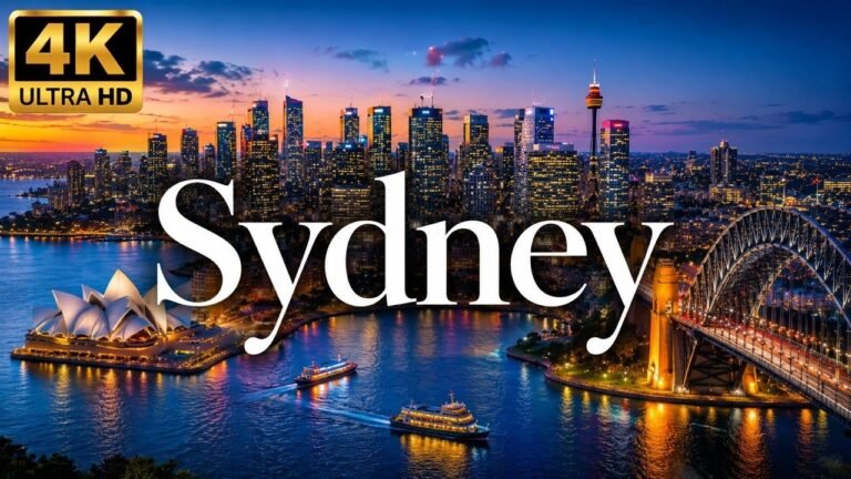 Sydney Australia | Ultimate Aerial Tour in 4K HDR Dolby Vision