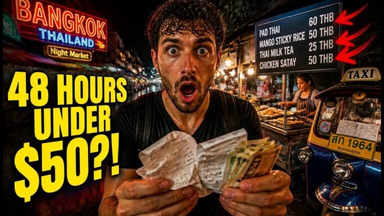 48 Hours in Bangkok for Under $50 — Real Receipts