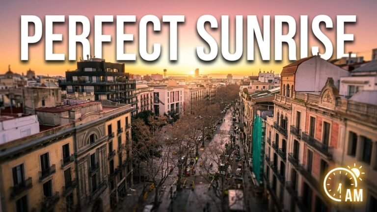Barcelona's Sunrise is Even Better Than We Expected
