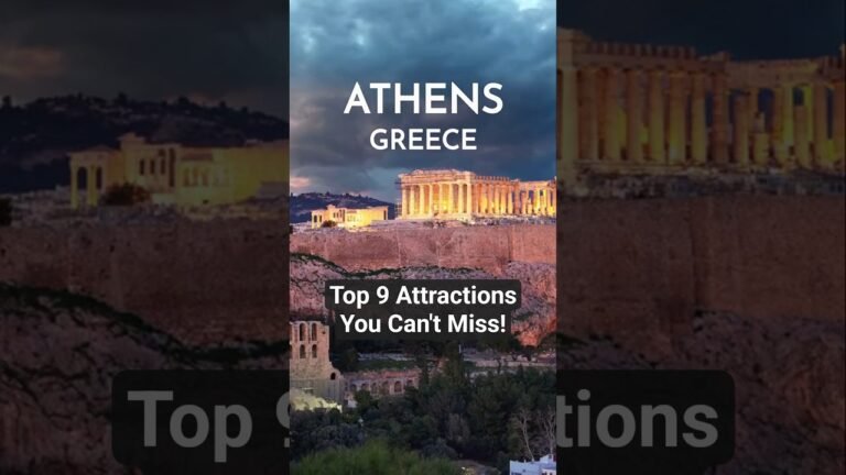 🇬🇷 9 Must See Spots in ATHENS You Can't Miss! | Greece Travel Guide