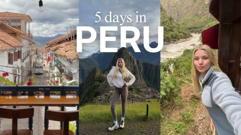 5 days in Peru 🦙 | exploring Cusco, Machu Picchu and Sacred Valley