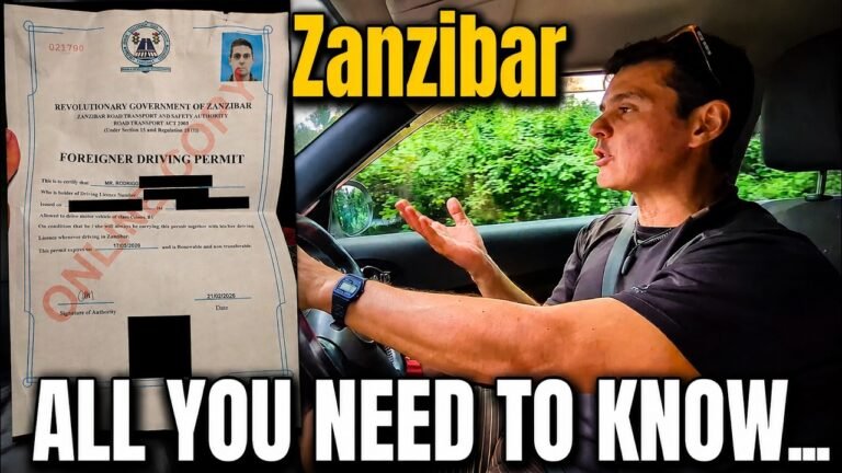 What's it like to RENT a CAR & drive in ZANZIBAR, Tanzania