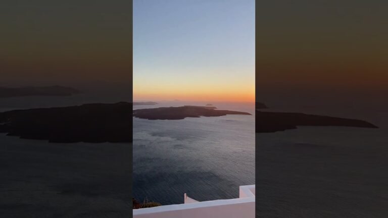 I Didn't Expect Santorini Sunset to Look Like This #greece #travel #beautiful