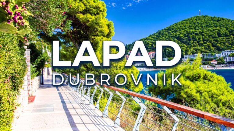 Exploring Dubrovnik's Luxury Side: The ULTIMATE Beach Tour in LAPAD 🇭🇷 4K