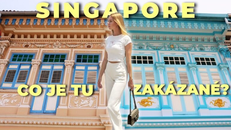 Nejkrásnější město, nejpřísnější zákony 🇸🇬 Poprvé v Singapuru!