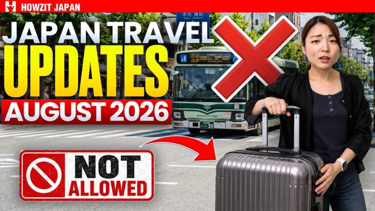 Japan Updates August 2026: New Rules Tourists Must Know