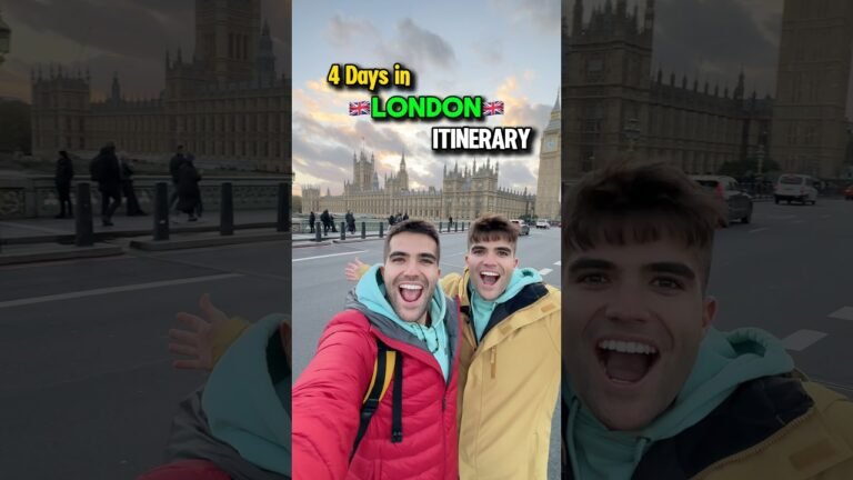 What to Do in London in 4 Days (Itinerary) ✈️🇬🇧 #london #uk #travel