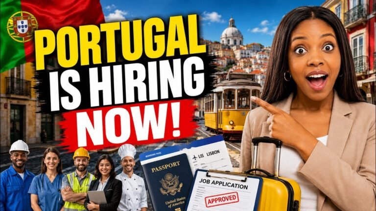 Portugal Needs Workers in 2026 🇵🇹 | Thousands of Jobs Open for Foreigners!