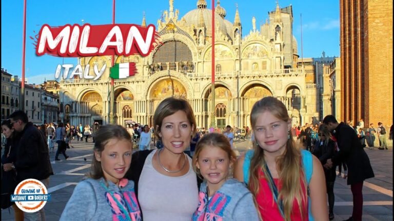 Milan Italy 🇮🇹 Join Us for a Tour of The Fashion Capital of the World | 197 Countries, 3 Kids