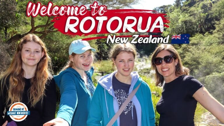 100% Pure New Zealand 🇳🇿  A Welcoming Journey to Rotorua New Zealand | 197 Countries, 3 Kids