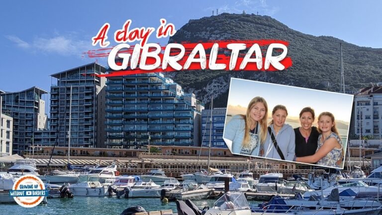 A Day In Gibraltar 🇬🇧  Discovering the Mediterranean with Princess Cruises🛳  | 197 Countries, 3 Kids