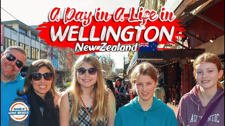 Living in Wellington NEW ZEALAND 🇳🇿 A Day In Our Lives! | 197 Countries, 3 Kids