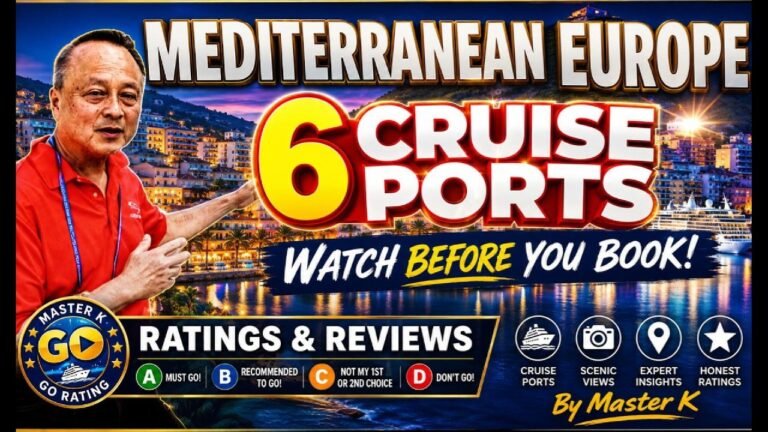 🏖️Mediterranean 🌞6 Cruise Ports Ratings & Reviews💻Watch before you book! #travel #europe #cruise