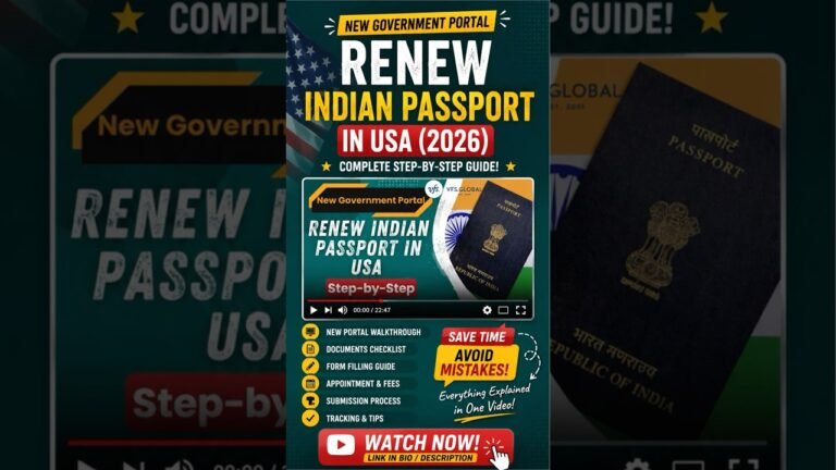 Renew Indian Passport