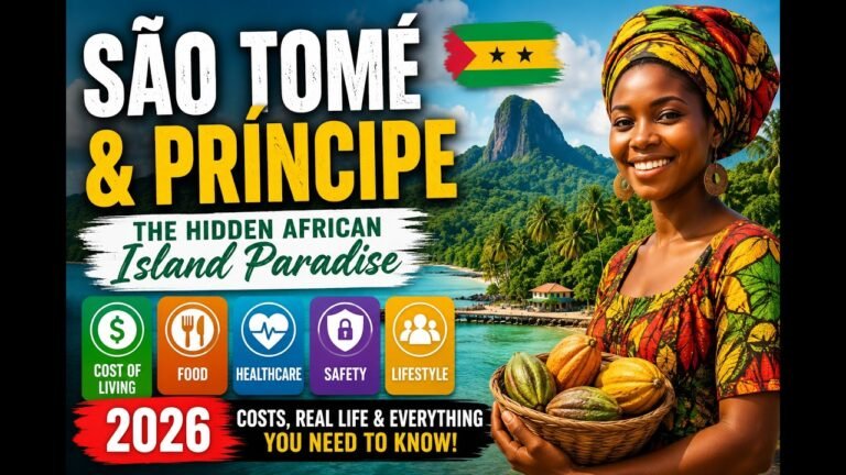 São Tomé & Príncipe: The Hidden African Island Paradise | Cost of Living, Food, Healthcare, Safety