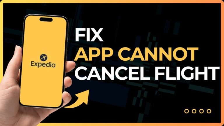 How To Fix Expedia Cannot Cancel Flight !