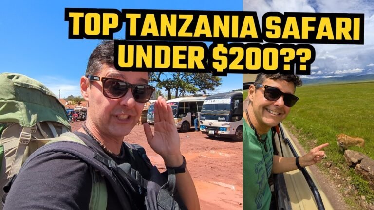 The CHEAPEST Way to Do the Best SAFARIS in Tanzania (Ngorongoro, SERENGETI, Tarangire, etc..)