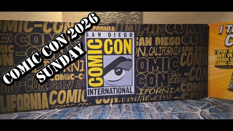 Comic Con 2026 – Sunday the Last Day!