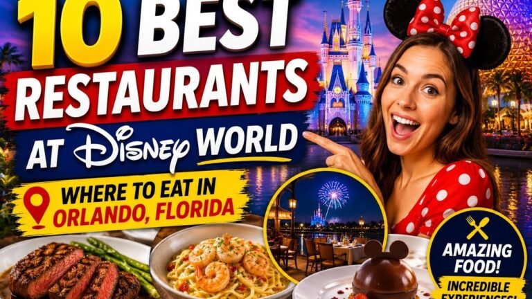 10 Best Restaurants at Disney World | Where to Eat in Orlando, Florida
