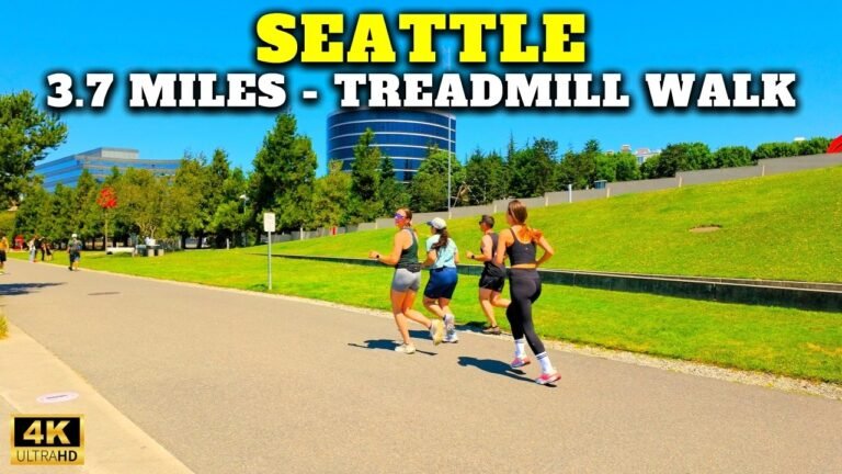 City Walks – Seattle Waterfront Walking Tour | Virtual Treadmill Walk & Run 4K (3.7 Miles)