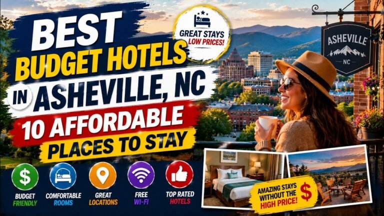 Top 10 Best Budget-Friendly Hotels in Asheville North Carolina  | Affordable Options for 2026