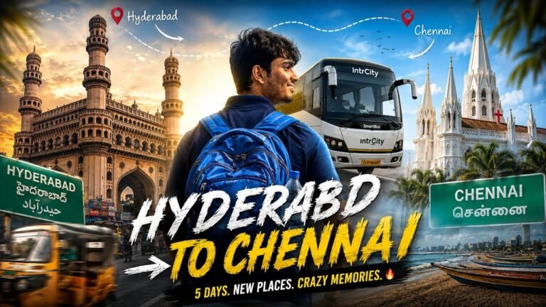 HYDERABAD → CHENNAI | AND THEN THIS HAPPENED…