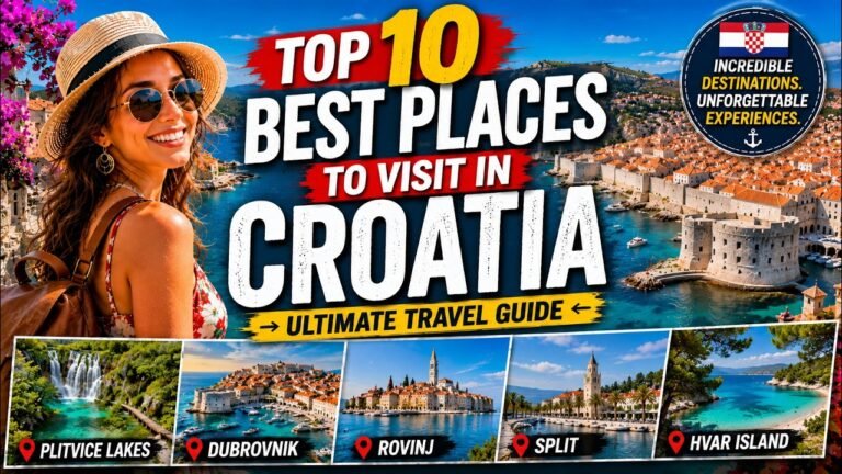Top 10 Best Places to Visit in Croatia | Ultimate Travel Guide