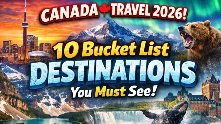 Best of Canada 🇨🇦 | 10 Amazing Places to Visit in Canada You Can’t Miss