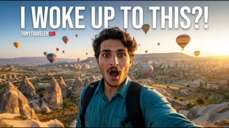 I WOKE UP TO THIS IN CAPPADOCIA! 🎈🇹🇷 | TonyTraveler Ep2