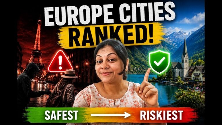 Europe's Most Dangerous Cities for Tourists RANKED -Don't Get Scammed