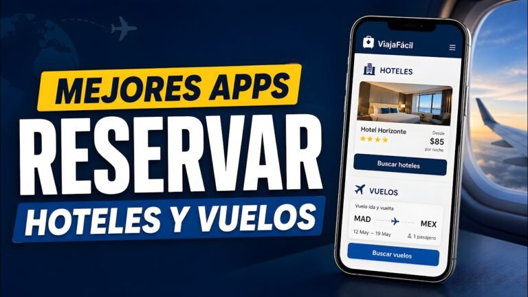 Mejores aplicaciones para Reservar Hoteles y Vuelos (2026)