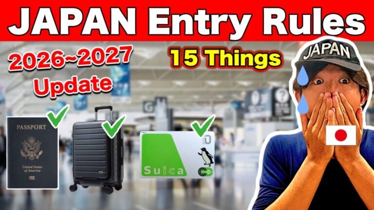 Japan Entry Rules 2026 & 2027 – New Travel Rules Before You Go