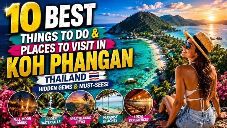 10 Best Things to Do & Places to Visit in Koh Phangan, Thailand 🇹🇭 | Hidden Gems & Must-Sees