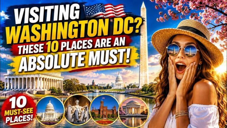 Visiting Washington DC? These 10 Places Are an Absolute Must