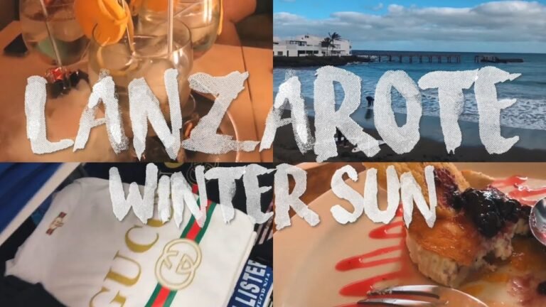 Exploring Lanzarote Vlog – Best Food Places, Shops & Beaches Spain 🇪🇸