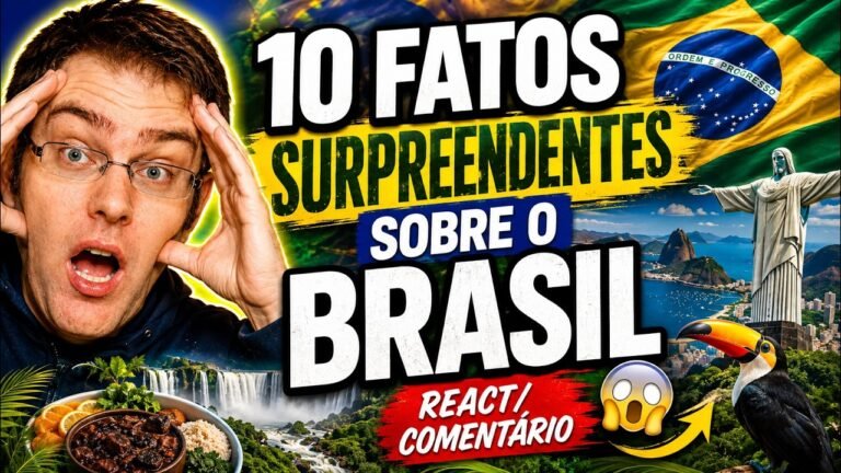 10 fatos surpreendentes sobre o Brasil REACT/COMENTÁRIO