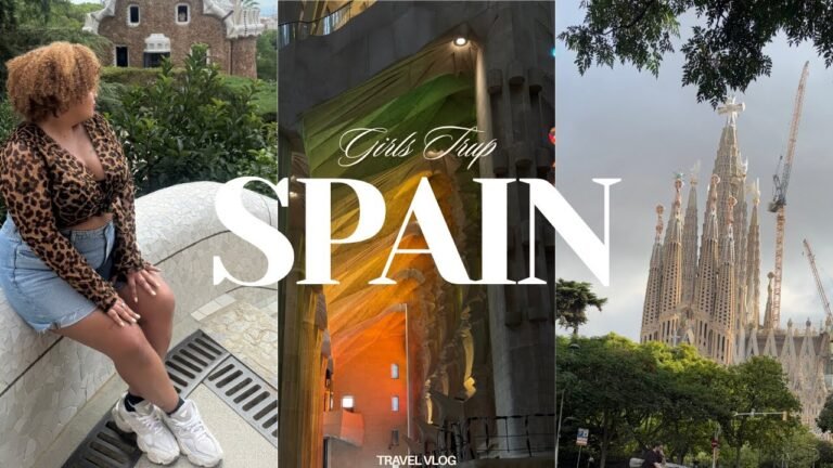 EURO SUMMER || SPAIN : Barcelona + Madrid 🇪🇸 || La Sagrada Familia + Park Guell + more #travelvlog