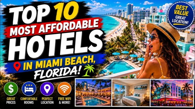 Top 10 Best Most Affordable Hotels in MIAMI BEACH | Top Rated in 2026