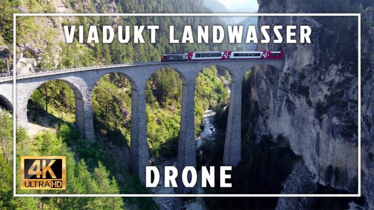 Viadotto Landwasser | Svizzera 4K Drone
