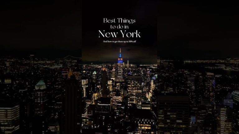 9 Best Things to do in New York City (& how to save 50% off!)  #newyork #travel #nyc