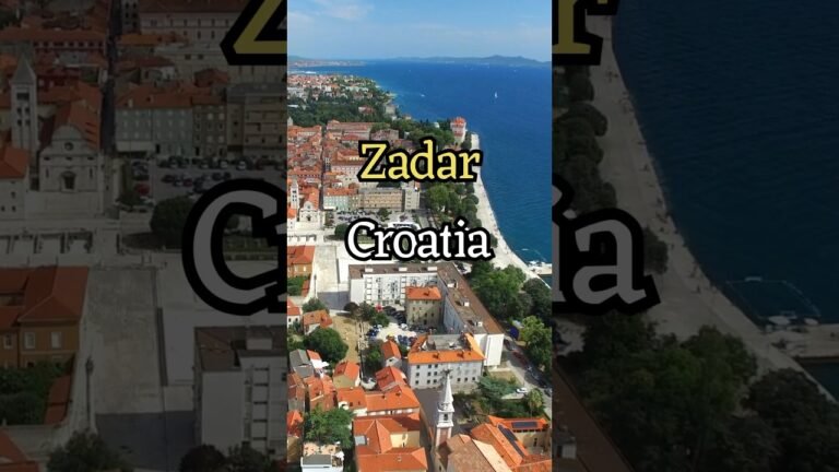 Zadar Croatia | Zadar 3 Days Itinerary | Things to Zadar Croatia | Zadar Travel Guide