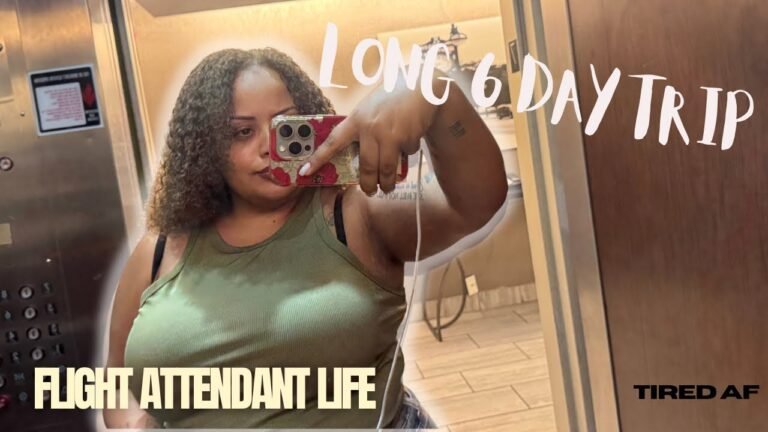 flight attendant life vlog ||✨ MINIMUM REST || officially made it to 41 states 🤭