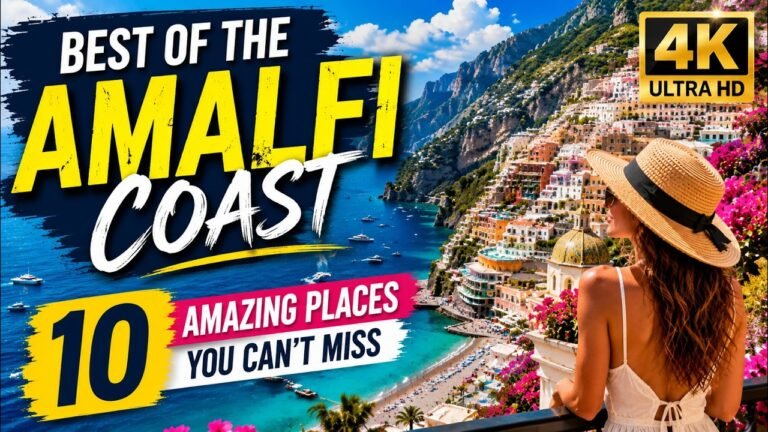 Best of the Amalfi Coast | 10 Amazing Places to Visit You Can't Miss | 4K