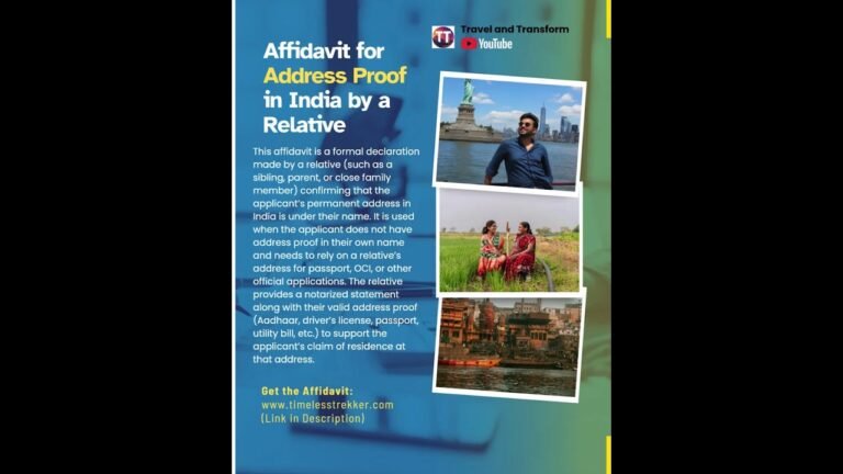 Evidence of Indian Address Proof  #indianpassport