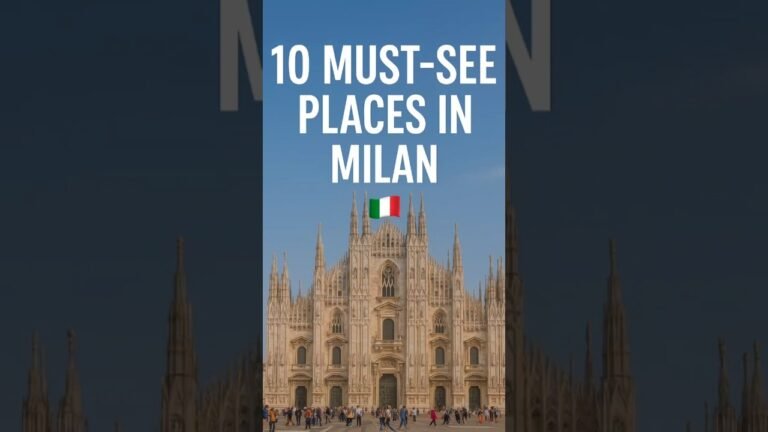Milan Top 10 Must See Places | Places To Visit In Milan, Italy #placestovisit #milan #travel