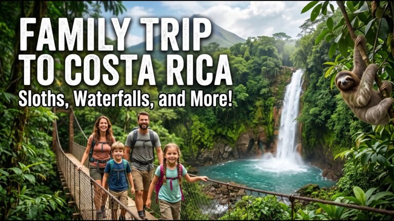 Family Trip to Costa Rica: Sloths, Waterfalls, and More!